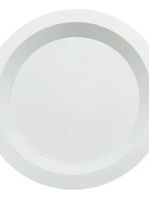 Embutido LED Recuado 25W redondo branco ou preto com LED integrado para iluminação interna