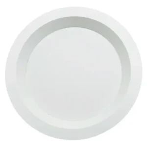 Embutido LED Recuado 25W redondo branco ou preto com LED integrado para iluminação interna