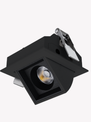 Embutido LED Soul Axis Regulável 5W instalado em forro de gesso