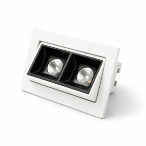 Embutido Linea 11 LED 300 lúmens 3000K com acabamento branco para iluminação arquitetônica