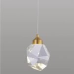 Pendente Cristal Rivne decorando ambiente moderno e elegante
