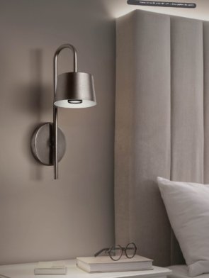 Arandela Nina LED 4W 3000K branca em alumínio