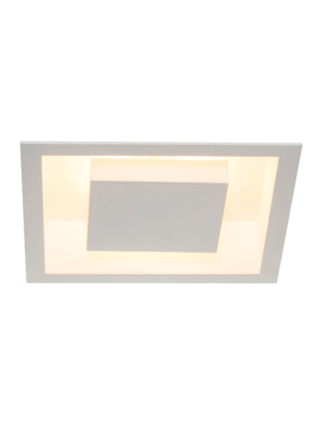 Embutido Eclipse Quadrado 300x300mm com soquete E-27