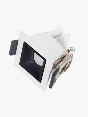 Embutido Vigo Orientável LED 3000K branco microtextura com vidro âmbar