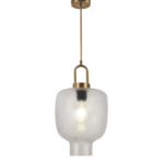 Luminária pendente bronze para ambientes internos