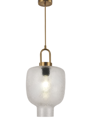 Luminária pendente bronze para ambientes internos