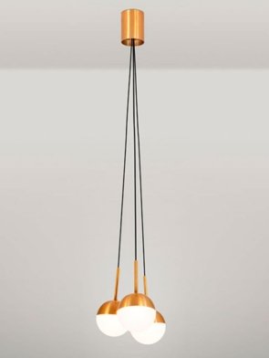 Pendente Bubbles Dourado 20W E27 Bivolt Dimmerizável