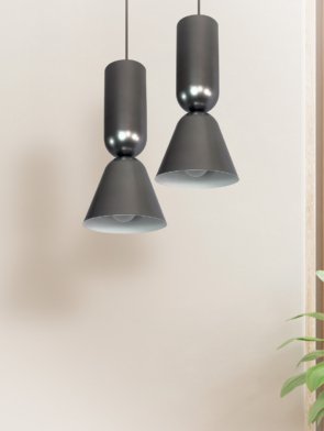 Pendente Dueto 5W branco para iluminação decorativa
