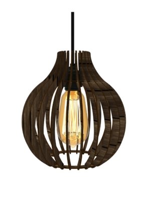 Pendente Gota Orvalho MDF dimensões 240x240x440mm