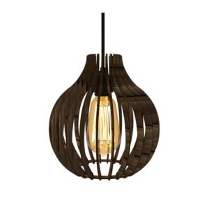 Pendente Gota Orvalho MDF dimensões 240x240x440mm