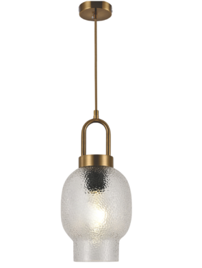Pendente bronze decorativo para lâmpada Bulbo LED