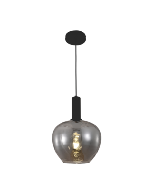 Pendente bronze em metal e vidro com soquete E27 dimerizável para decoração interna