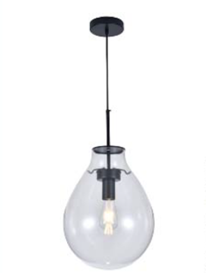 Pendente de 540mm de altura e 300mm de diâmetro