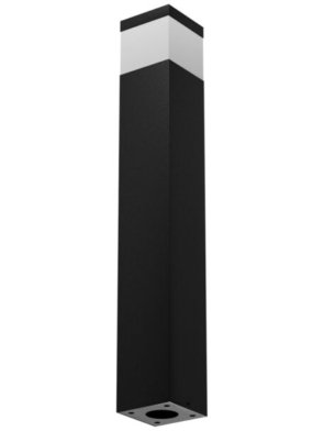 Poste balizador 500mm em alumínio para lâmpada PAR 20 E27