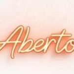 Arandela Neon Aberto